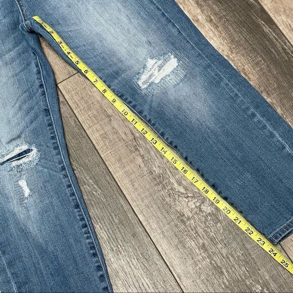 Pacsun Women’s Skinny Straight Capri Distressed Jeans Size 28 - Picture 8 of 11